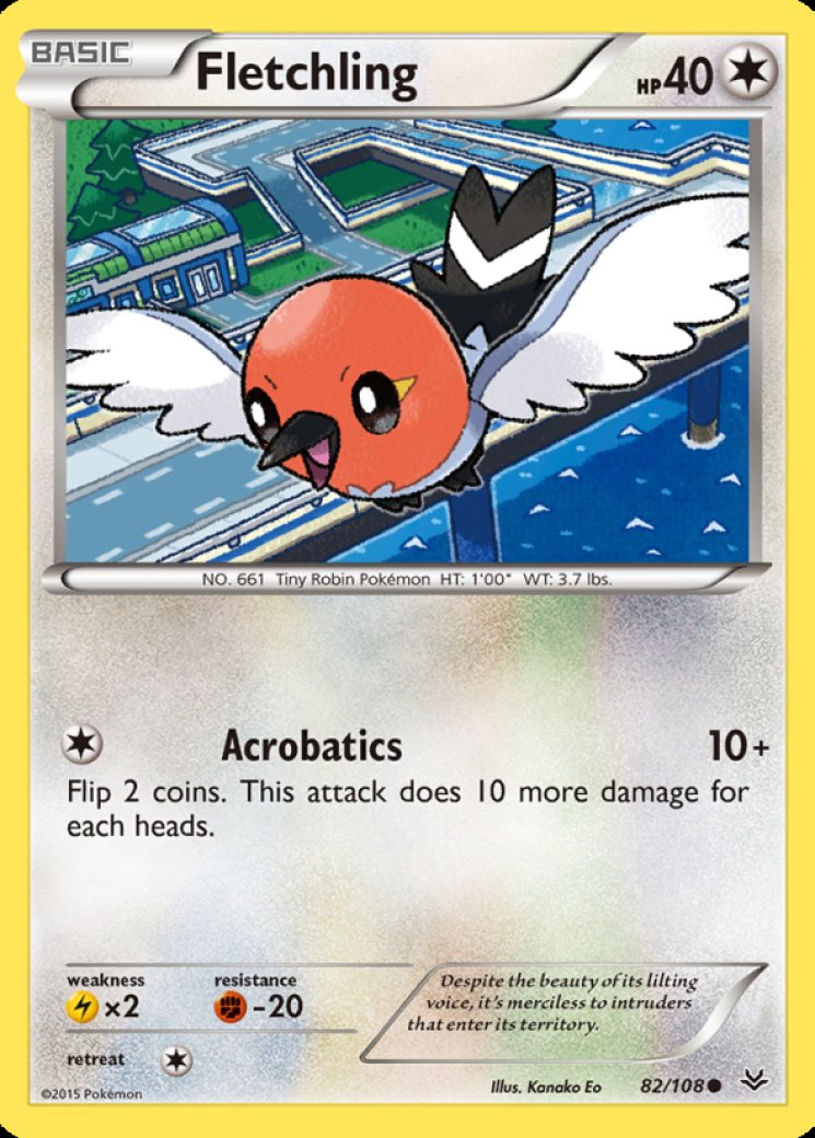 fletchling pokemon card value Pokemon Phantom Forces Fletchinder #9