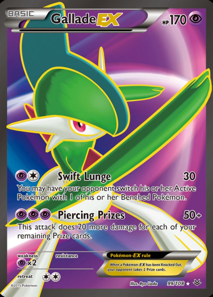 Gallade EX (99 Full Art) 99/108 Price 2026 | Roaring Skies