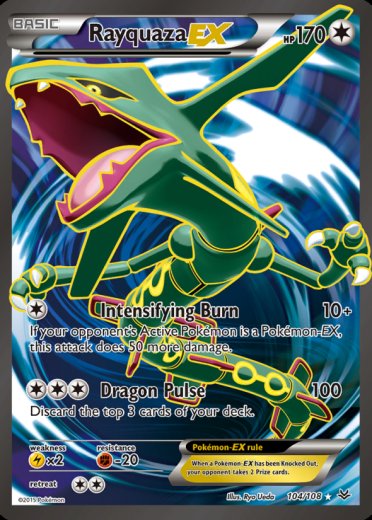 Rayquaza EX (104 Full Art)