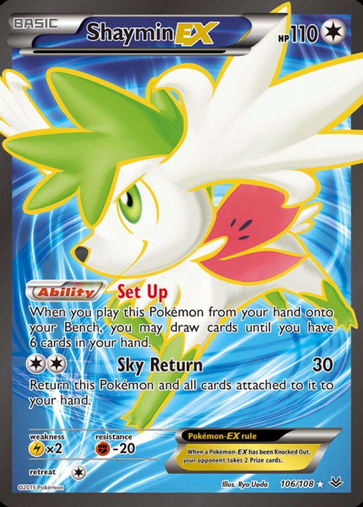 Shaymin EX (106 Full Art) 106/108 Price 2026 | Roaring Skies