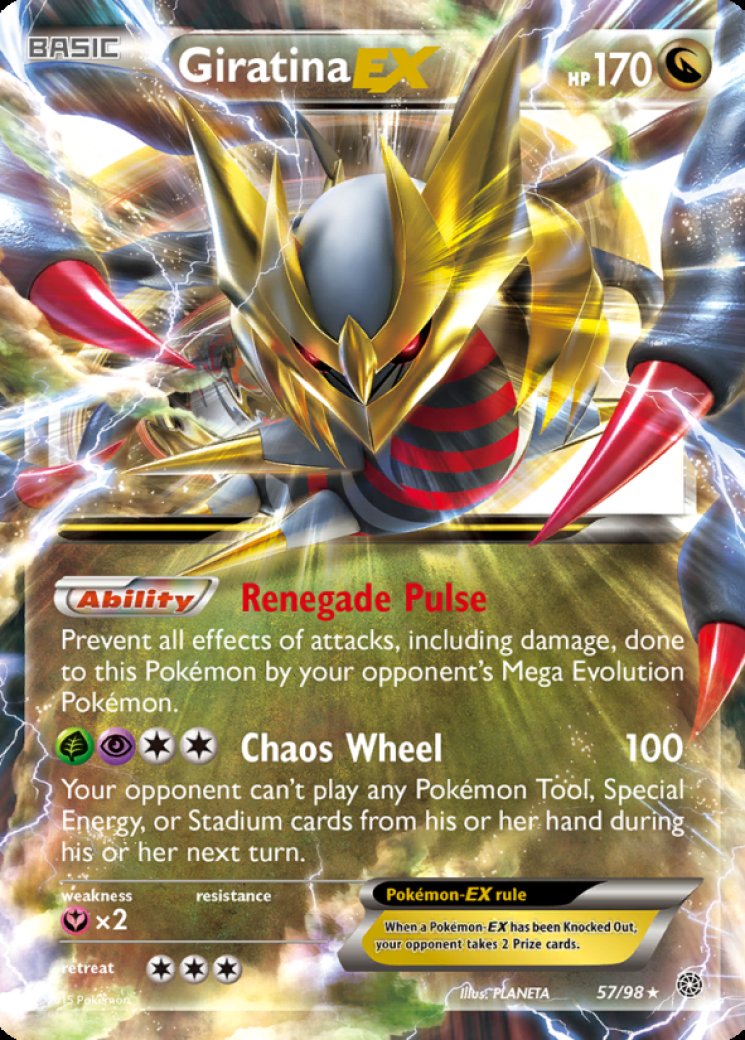 giratina ex planeta yamashita pokemon card value - Giratina-EX (57/98) - Ancient Origins If you do Giratina ex - Shining Revelry