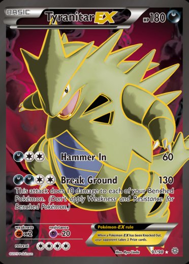 Tyranitar EX (91 Full Art)