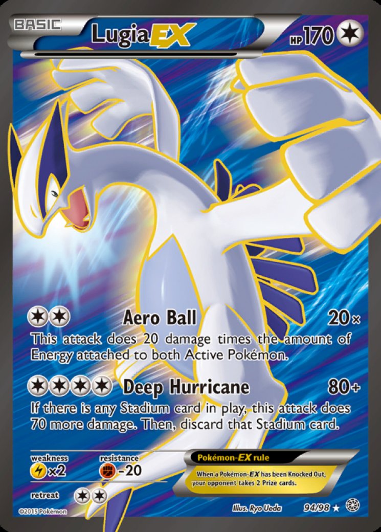 Lugia EX (94 Full Art) 94/98 Price 2026 | Ancient Origins