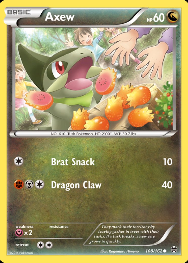 Axew - Pokemon Card Prices & Trends