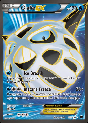 Glalie EX (Full Art)