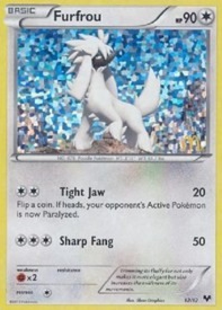 furfrou pokemon card value Pokemon Phantom Forces Uncommon Furfrou #90