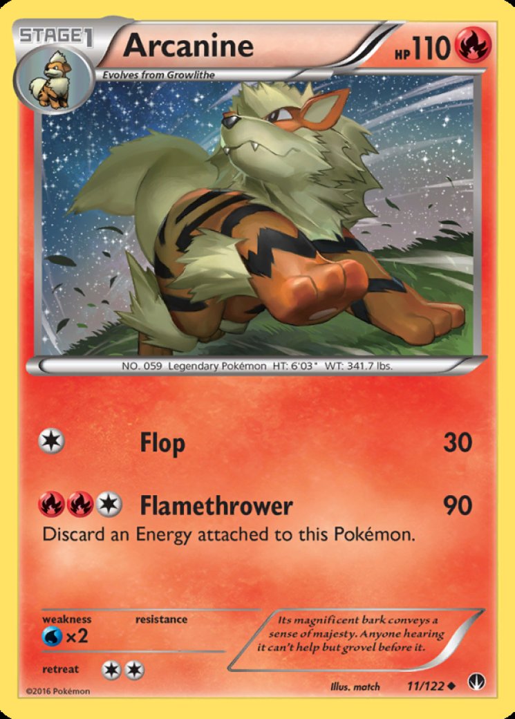 Arcanine 11/122 Price 2026 | BREAKpoint