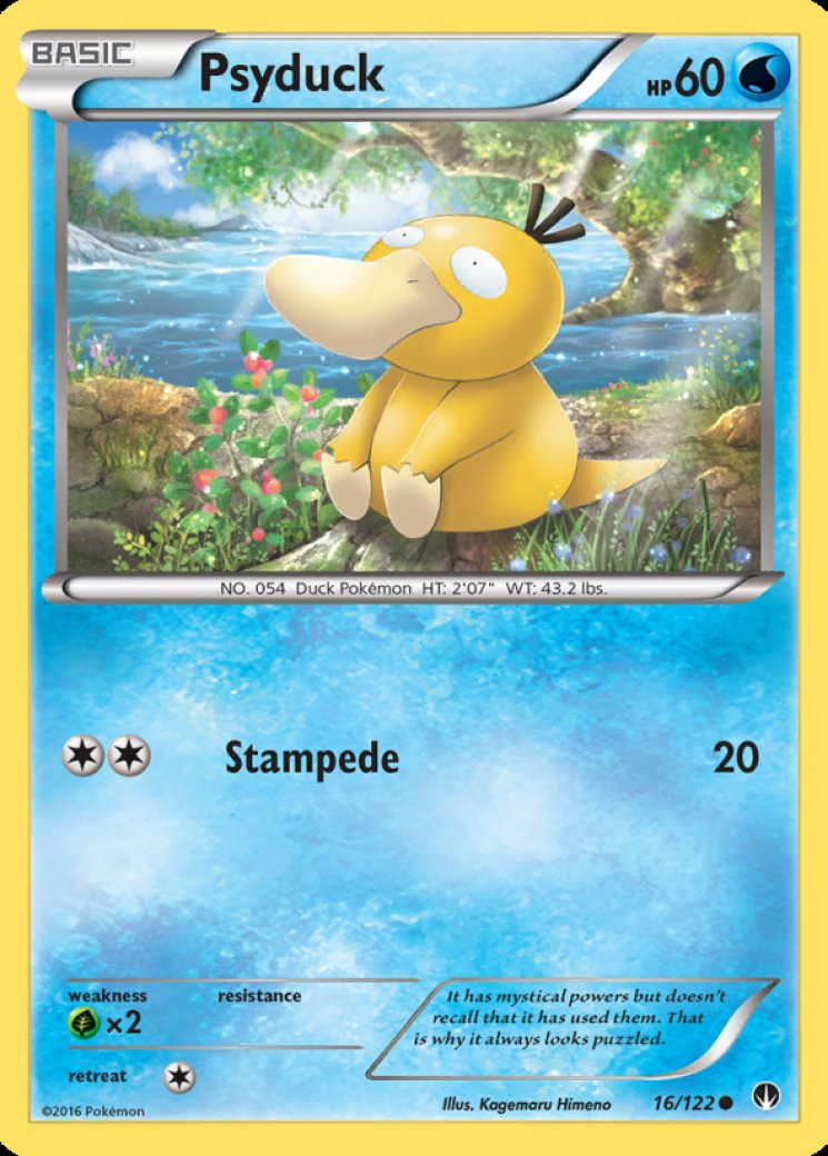basic psyduck pokemon card Golduck 055/165 - 151 - Evolution Lot Mint / near mint condition trading card Psyduck (87/127) [Platinum: Base Set]
