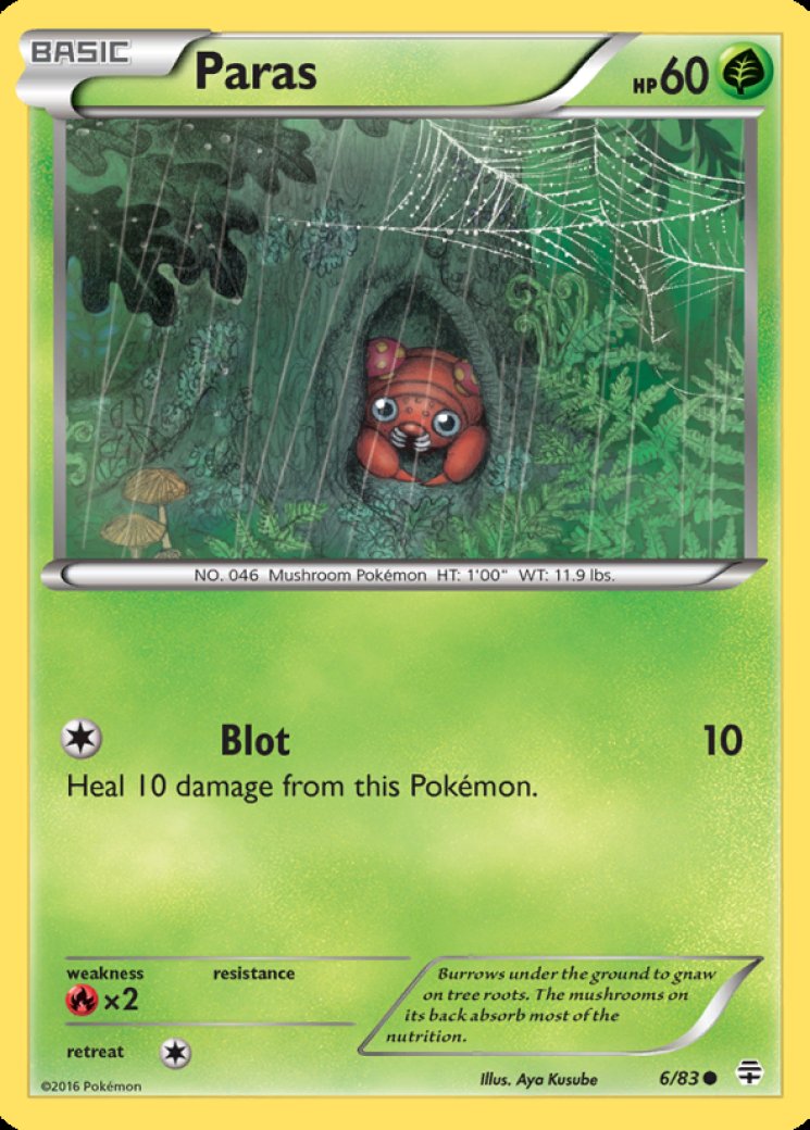 paras pokemon card price Paras 1/162 Pokmon card from Breakthrough for sale at best price
