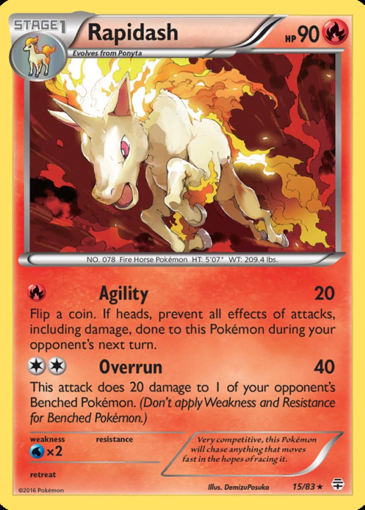 dark rapidash pokemon card value - Galarian V - SWSH111 [2] Rear Kick (20) [RR] Flame Pillar (30) You may discard 1 R Energy card attached to Dark Rapidash when you use this attack Rapidash Pokemon Cards