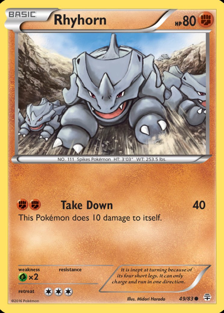 Rhyhorn - Pokemon Card Prices & Trends