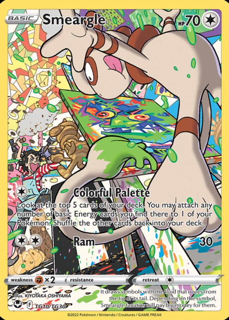 Smeargle TG10 Price 2026 | Silver Tempest Trainer Gallery