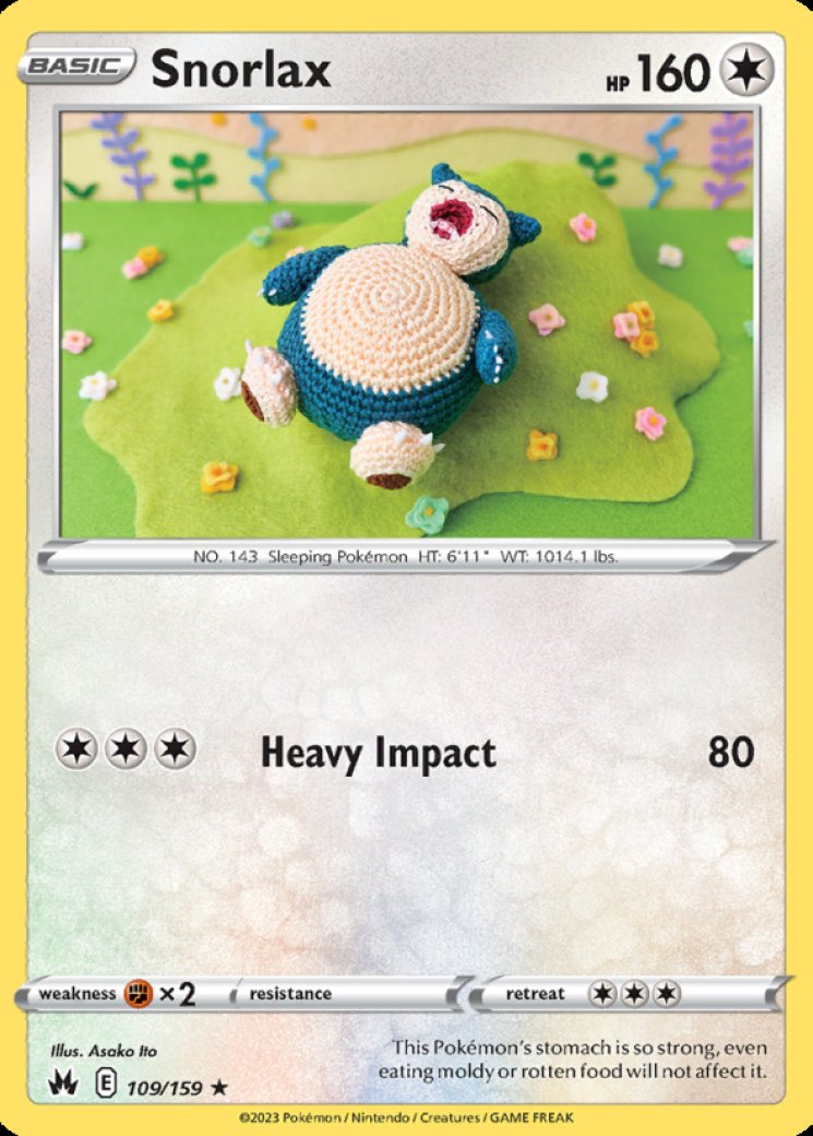 Snorlax 109/159 Price 2026 | Crown Zenith
