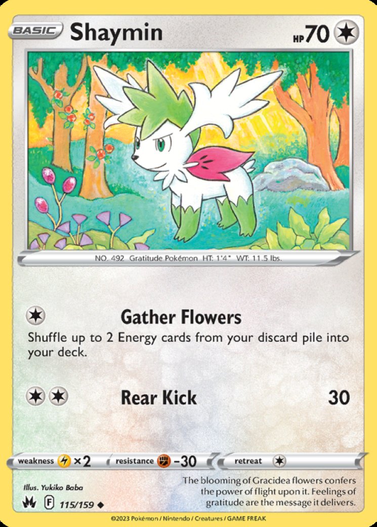 shaymin pokemon card ex Shaymin - 013/162 - Temporal Forces main image 1