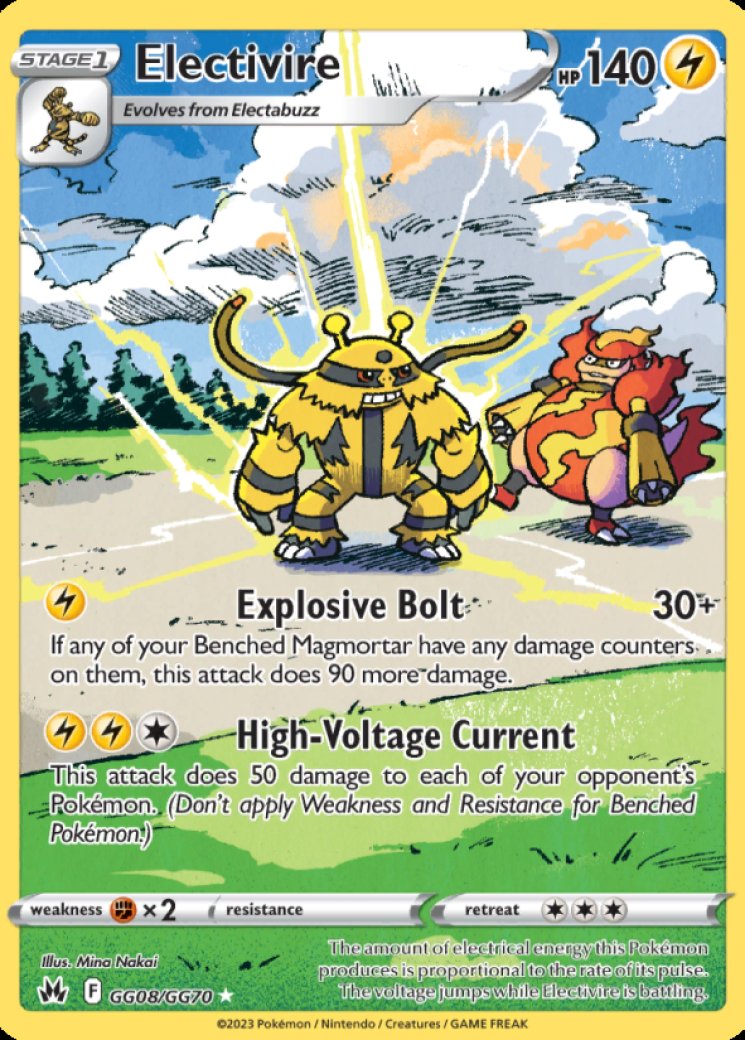 Electivire GG8 Price 2026 | Crown Zenith: Galarian Gallery