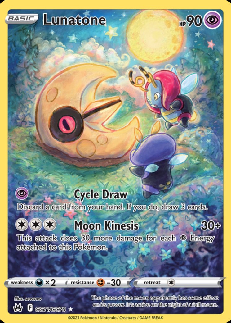 Lunatone - Crown Zenith: Galarian Gallery - Pokemon Card Prices