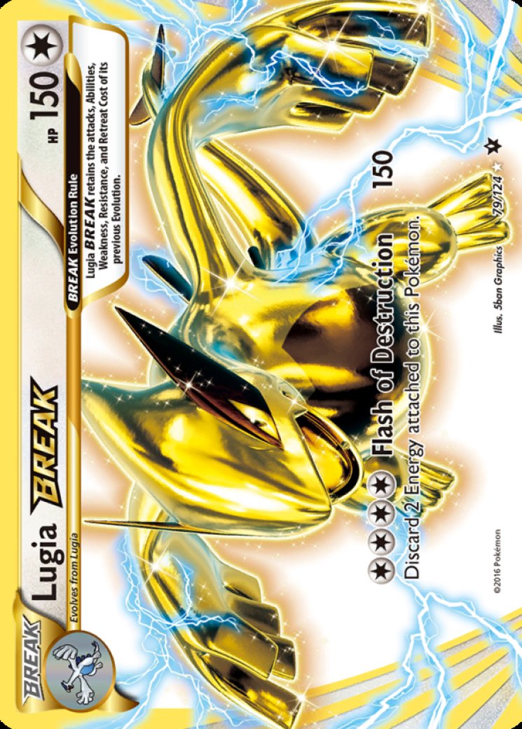 2016 lugia pokemon card Lugia BREAK 79/124 Price 2026