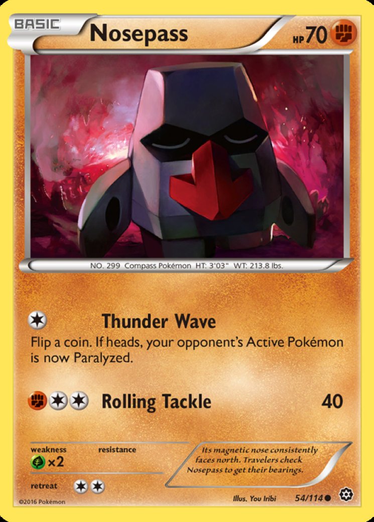nosepass pokemon card value Rakurakudo] Pokeka 1 (Used) 607400075| magi -TCG Marketplace- Perfect Order Nosepass Pokmon Nosepass - 17/106 - Rare