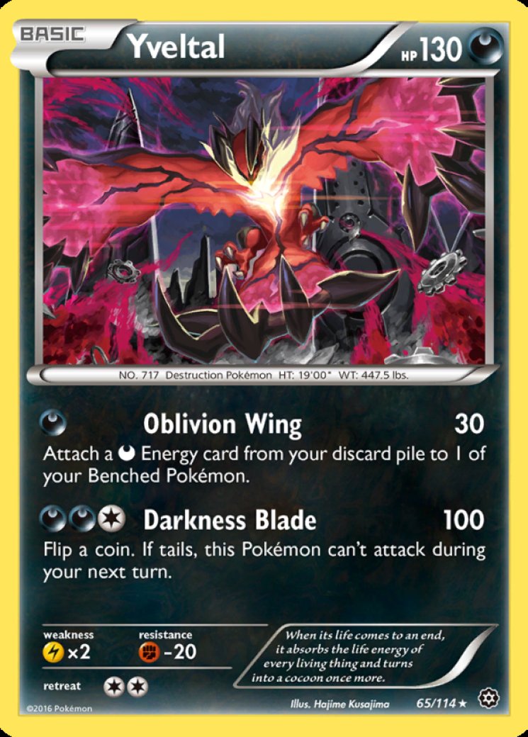 Yveltal EX - XY Base Set - Pokemon Card Prices & Trends