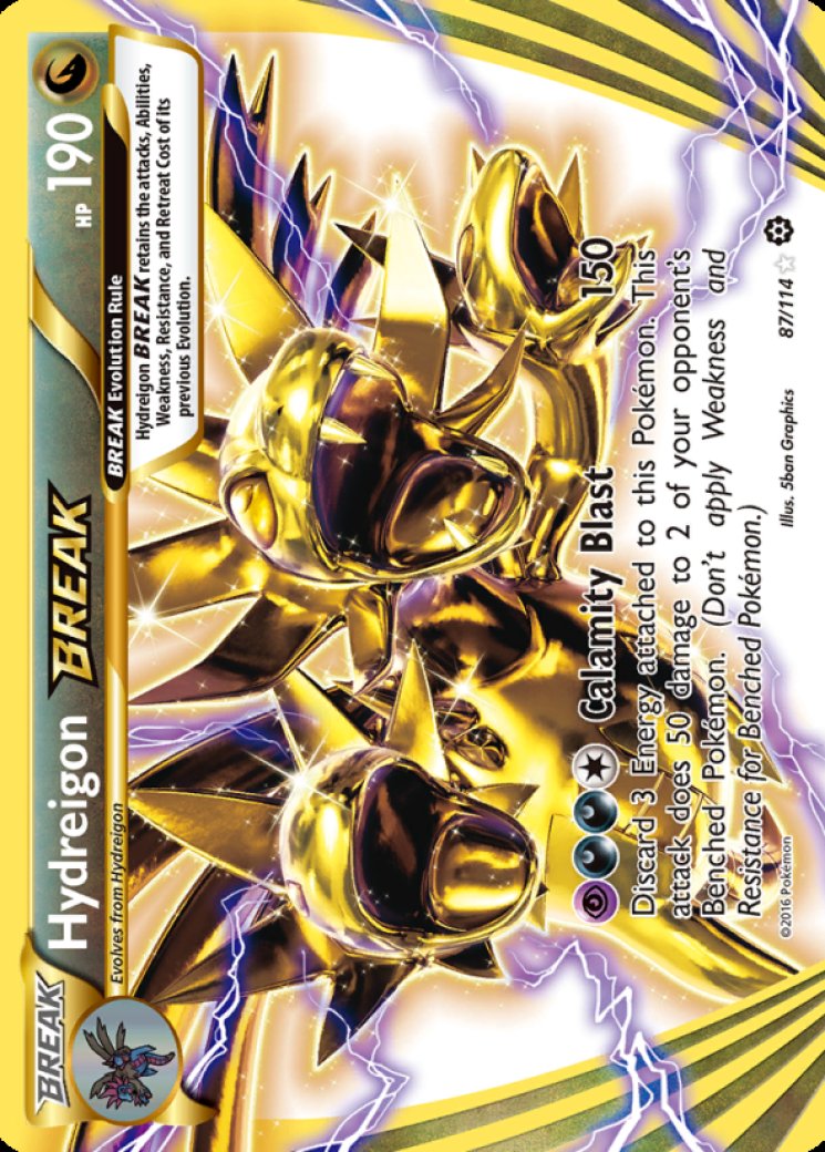 hydreigon break pokemon card value - (87/114) - XY Steam Siege [Colourless][Colourless] Hydreigon BREAK 87/114 Price 2026