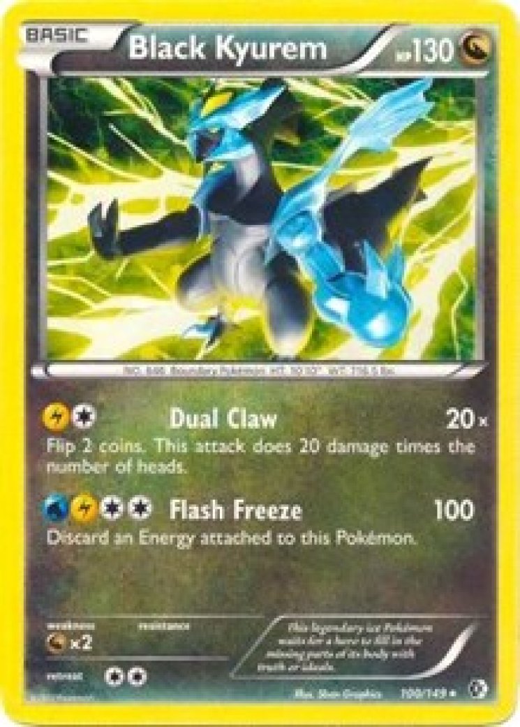 Black Kyurem EX - BW62 - Black and White Promos - Pokemon Card