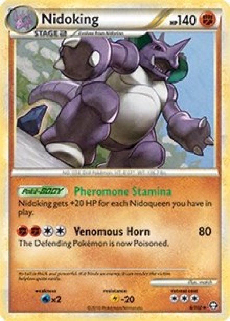 nidoking pokemon card value Nidoking - 6/102 6/108 Price 2026