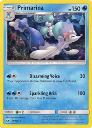 Primarina - 041/149 (Cracked Ice Holo)