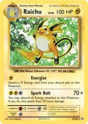 Raichu - 36/108 (XY Evolutions)