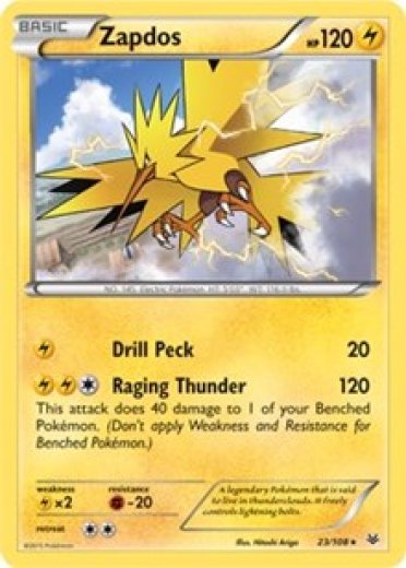 Zapdos - 23/108 (XY Roaring Skies)