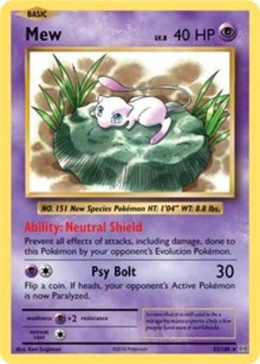 Mew - 53/108 (XY Evolutions)