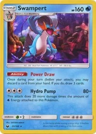 Swampert - 35/168 (SM Celestial Storm)
