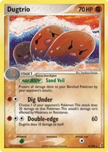 Dugtrio - 5/100 (EX Crystal Guardians)
