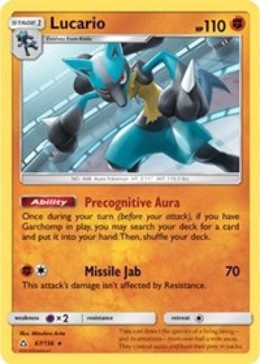 Lucario - 67/156 (SM Ultra Prism)