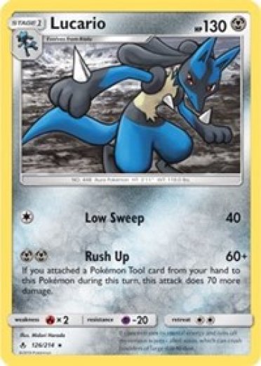Lucario - 126/214 (SM Unbroken Bonds)