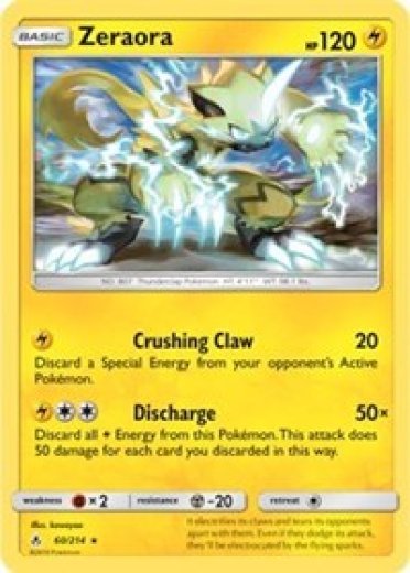 Zeraora - 60/214 (SM Unbroken Bonds) (Cracked Ice Holo)
