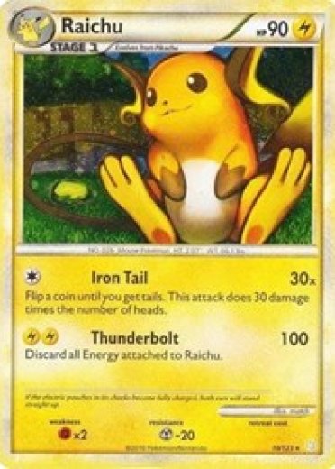 Raichu - 10/123 (Cracked Ice Holo)
