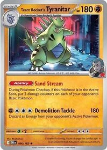 Team Rocket's Tyranitar (Non-holo)