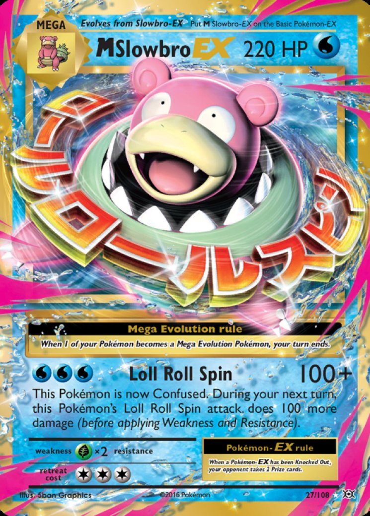 M Slowbro EX 27/108 Price 2026 | Evolutions