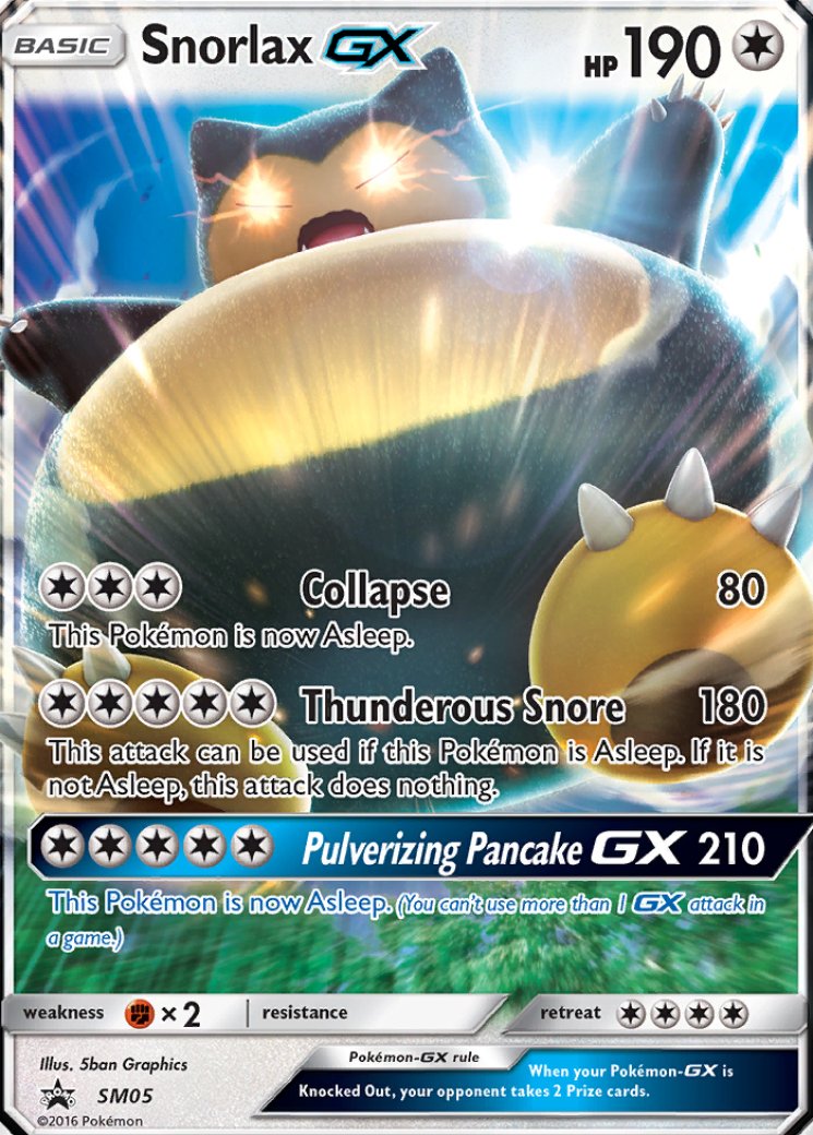 Snorlax GX - SM05 SM5/111 Price 2026 | Sun & Moon Promos
