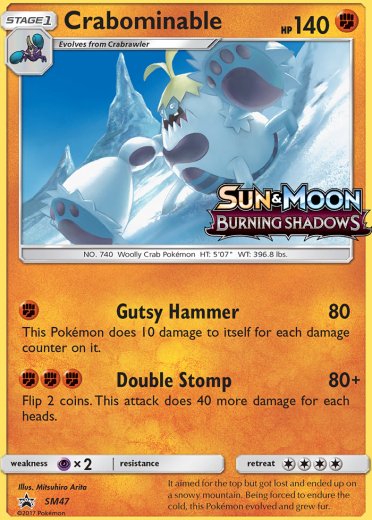 Crabominable - SM47 (Prerelease) [Staff]