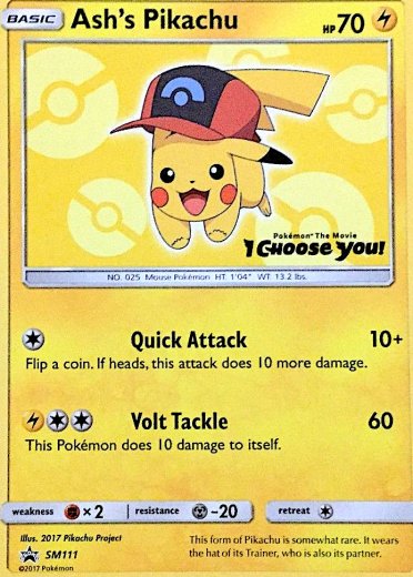 Ash's Pikachu - SM111