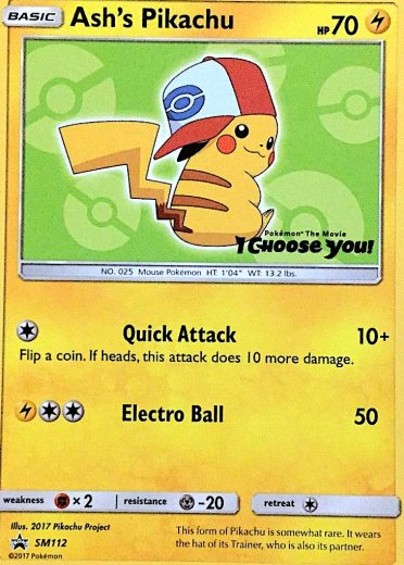 Ash's Pikachu - SM112