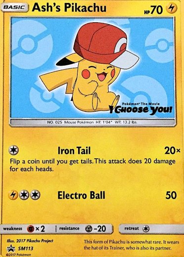 Ash's Pikachu - SM113