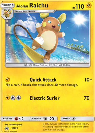Alolan Raichu - SM65
