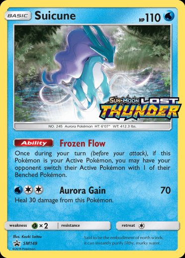 Suicune - SM149 (Prerelease)