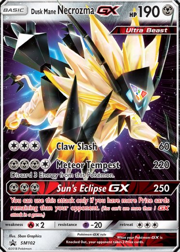 Dusk Mane Necrozma GX - SM102