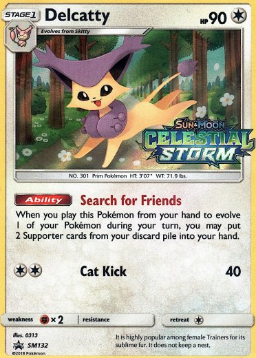 Delcatty - SM132 (Prerelease) [Staff]