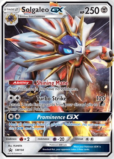 Solgaleo GX - SM104