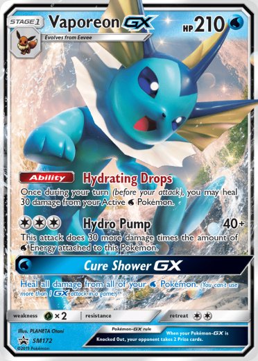 Vaporeon GX - SM172