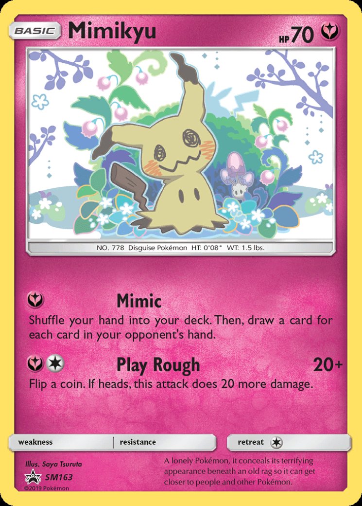 Mimikyu - SM163 - Sun & Moon Promos - Pokemon Card Prices & Trends